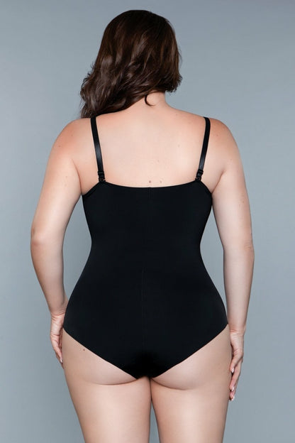 BeWicked What Waist Shapewear Bodysuit Black