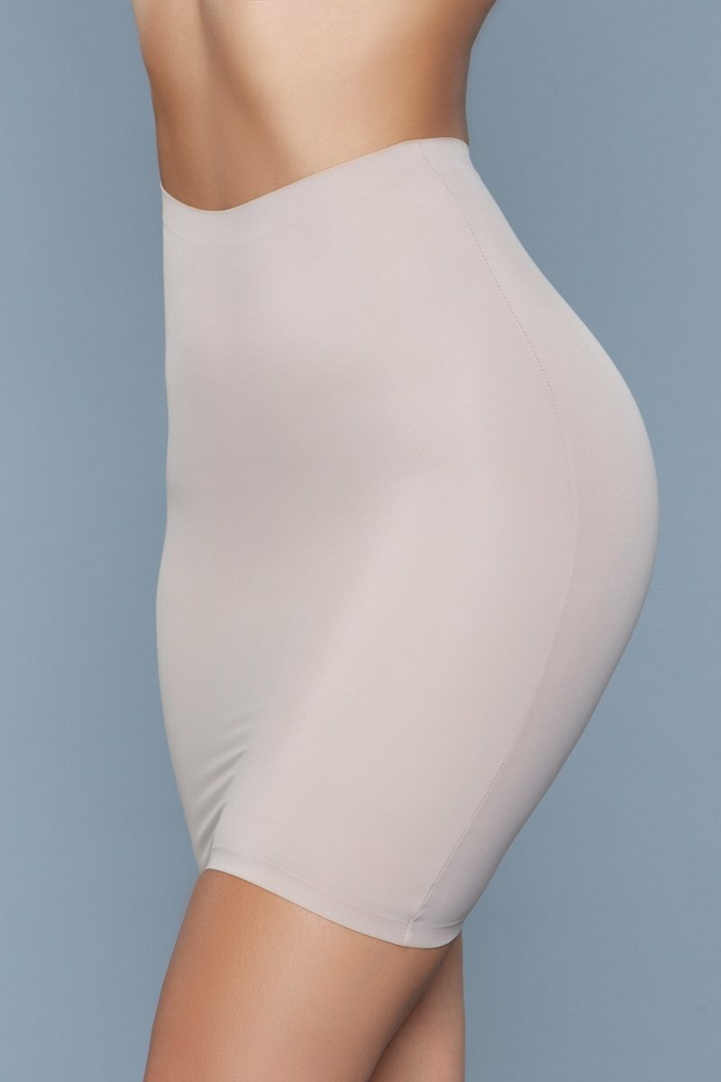 BeWicked Slimin' Shapewear Slip Skirt High Waist Beige