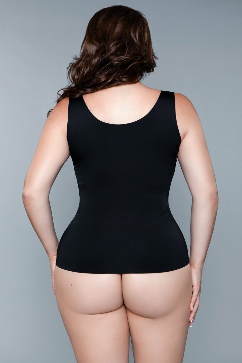 BeWicked Miraculous Shapewear Seamless Top Bodyshaper Black