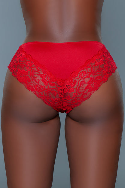 BeWicked Arlo Bikini Panty 3 Pack Panties Black Red Leopard White