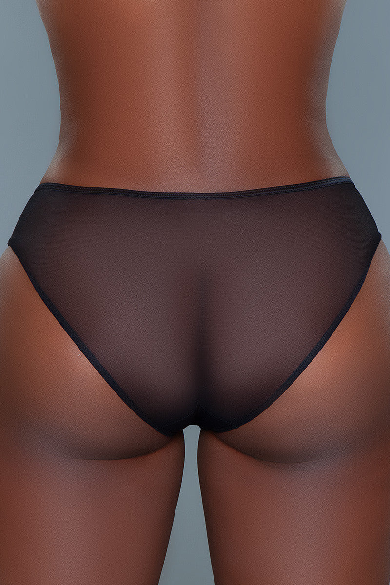 BeWicked Sheer Brief Sabrina Panty Black