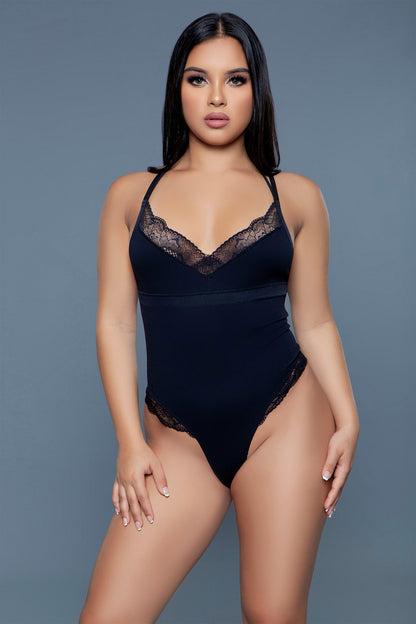 BeWicked Maisie Soft Jersey Bodysuit Black
