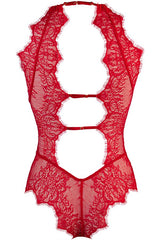 Axami 9590 Summer Love Red Sheer Lace Teddy MADE IN EUROPE