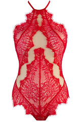 Axami 9590 Summer Love Red Sheer Lace Teddy MADE IN EUROPE