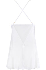 Axami 10459 Studded Babydoll White