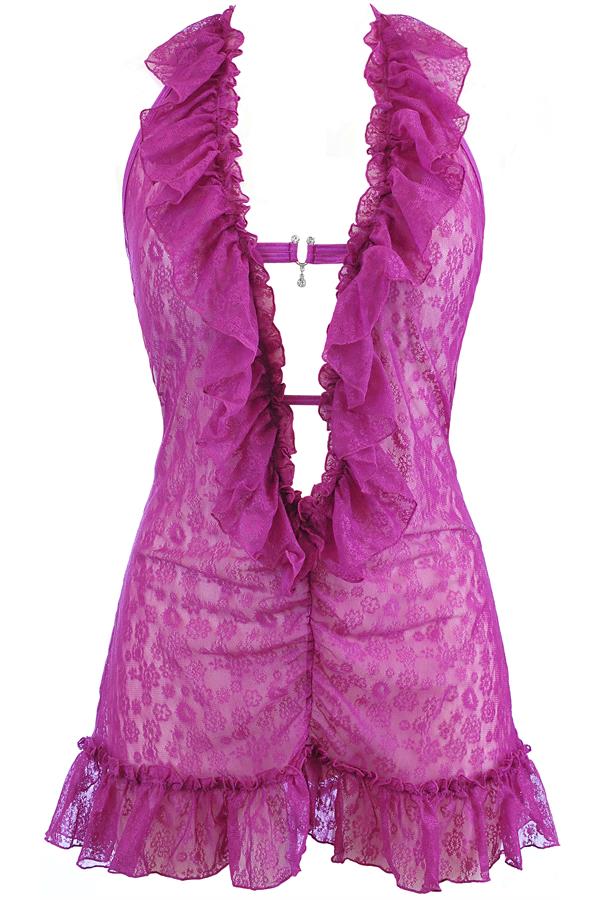 Axami 9749 Passion Wave Ruffle Babydoll