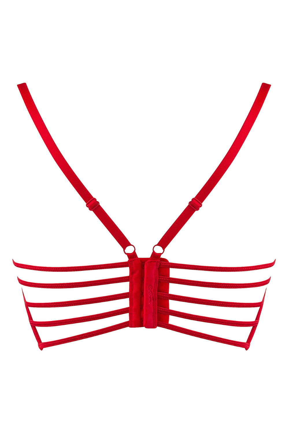 Axami 9691 Golden Dream Longline Bra Red