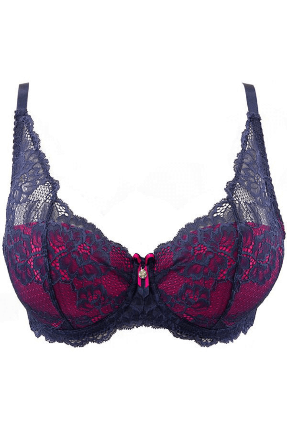 Axami 9411 Blue Lagoon Lace Push-up Bra