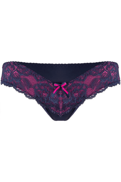 Axami 9418 Blue Lagoon Lace Thong