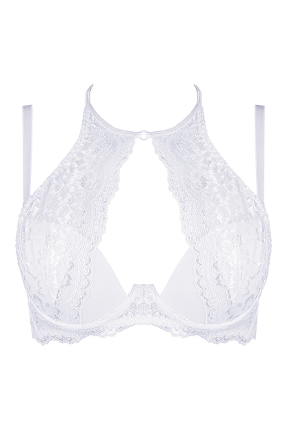 Axami 9541 Summer Love Lace Push-up Bra White