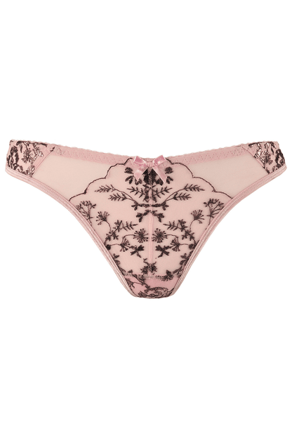 Axami 9518 Summer Love Sheer Embroidered G-string