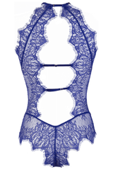 Axami 9600 Summer Love Blue Sheer Lace Teddy MADE IN EUROPE