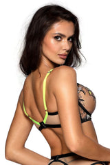 Axami 10141 Sheer Balconette Bra Passion Wave Luxury MADE IN EUROPE