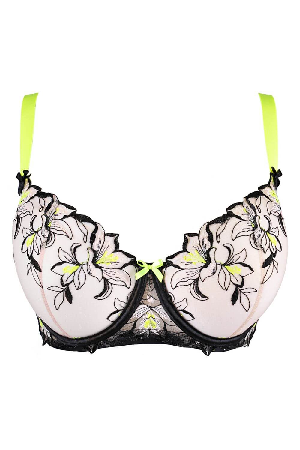 Axami 10141 Sheer Balconette Bra Passion Wave