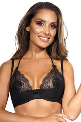 Axami 9851 Shelf Bra Lace Underwire Quarter Cups Luxury Lingerie Made in Europe