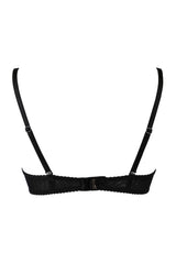 Axami 9891 Shelf Bra Quarter Cups Comfort Support Cupless Sexy Beige Black