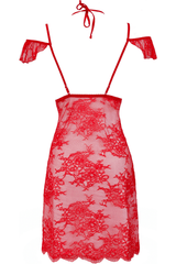 Axami 9589 Summer Love Red Sheer Lace Babydoll MADE IN EUROPE