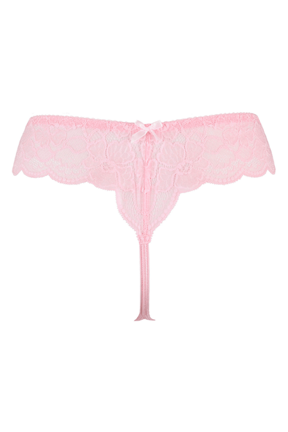 Axami 9758 Pink Roses G-String Thong