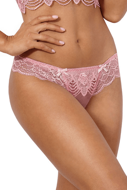 Axami 9758 Pink Roses G-String Thong