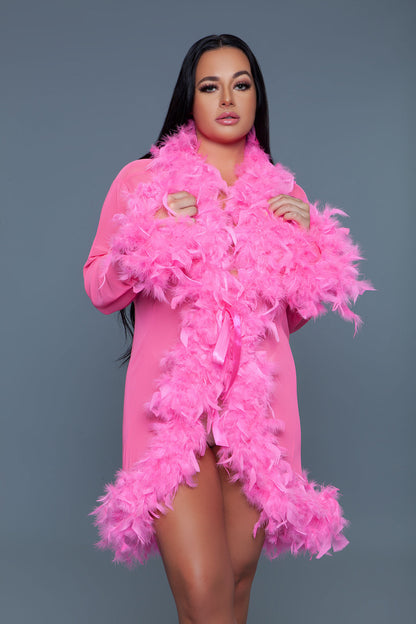 BeWicked Lux Robe Neon Pink