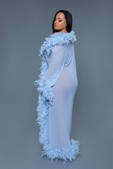 BeWicked Glamour Robe Periwinkle