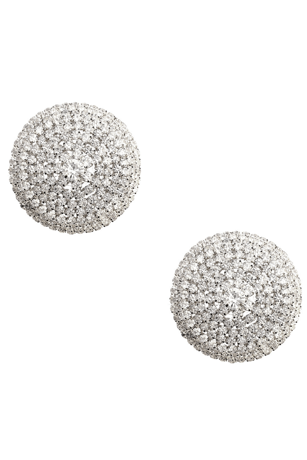 Burlesque Big O Crystal Jewel Reusable Silicone Pasties