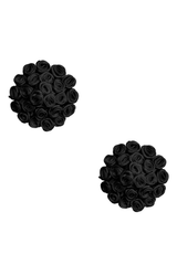 Burlesque Nightfall Black Roses Reusable Silicone Pasties