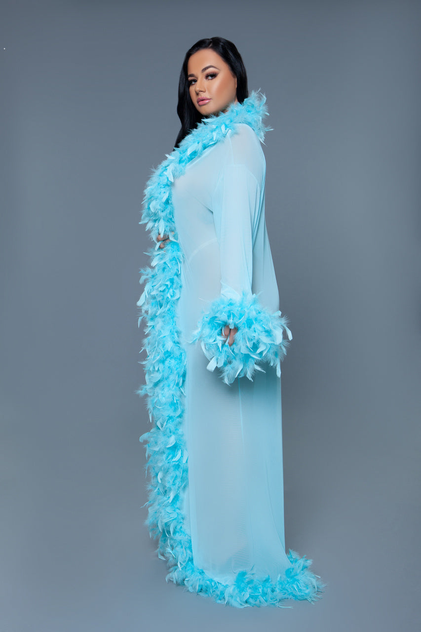 BeWicked Glamour Robe Turquoise