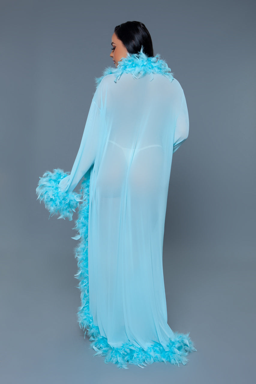 BeWicked Glamour Robe Turquoise