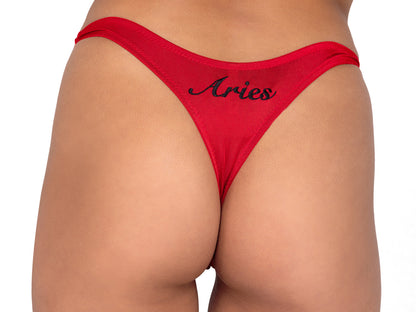 Roma Confidential Zodiac Aries Panty Red