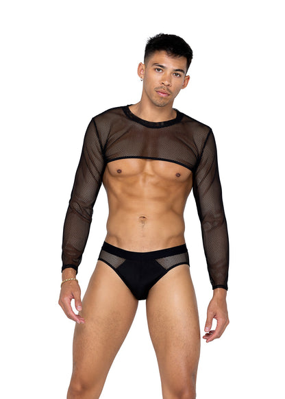 Roma Confidential Mens X-Posed Underwear Crop Top