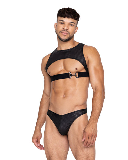 Roma Confidential Master Mens Harness Top Black