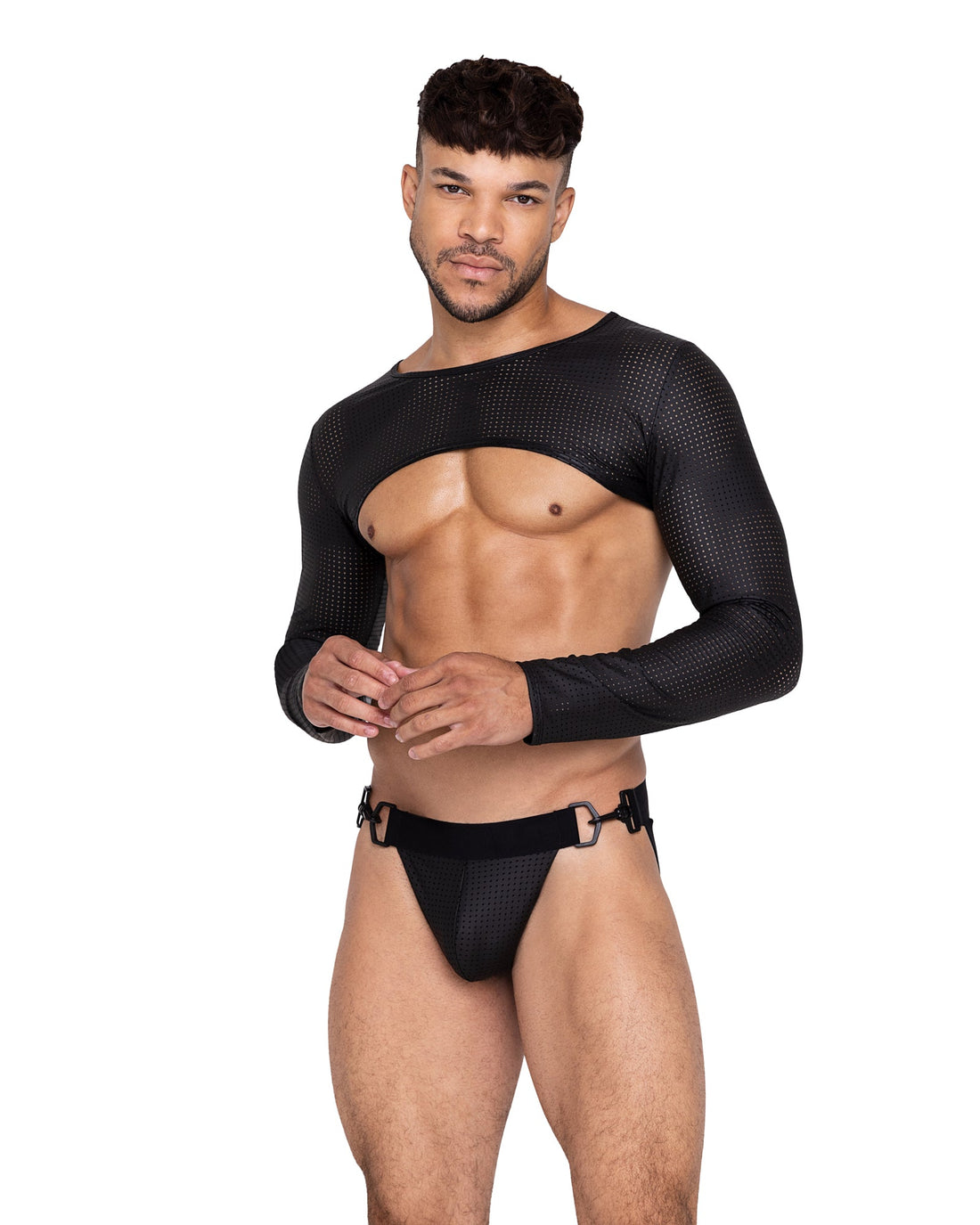 Roma Confidential Master Mens Crop Top Black