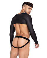 Roma Confidential Master Mens Crop Top Black