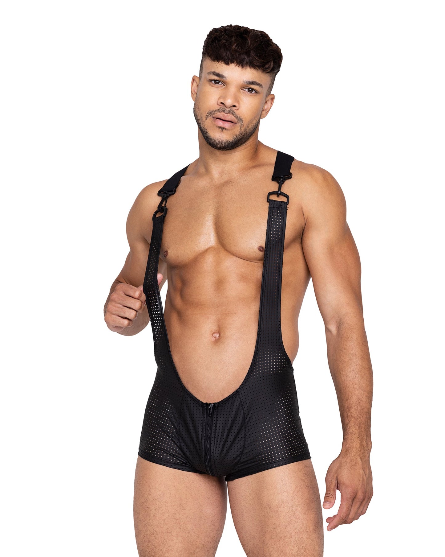 Roma Confidential Master Singlet Mens Bodysuit Black