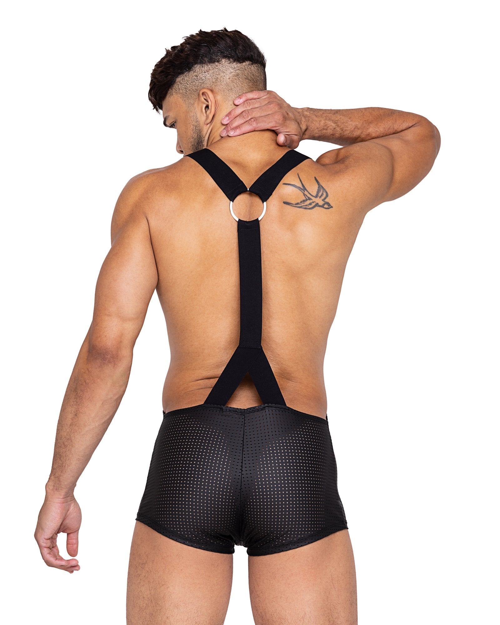 Roma Confidential Master Singlet Mens Bodysuit Black