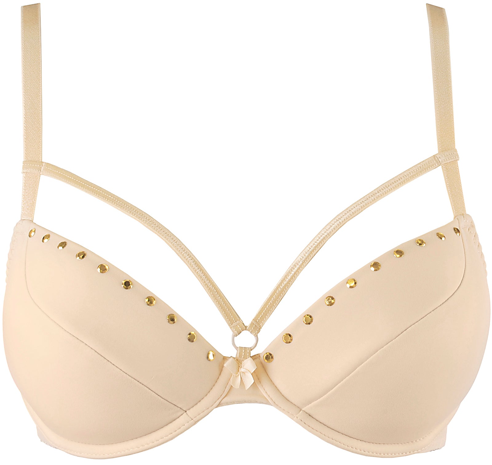 Axami 10341 Studded Push-up Bra Beige