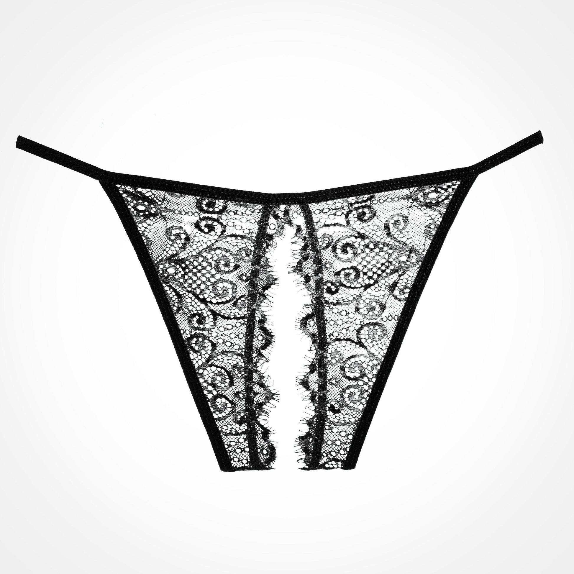 Allure Adore Enchanted Belle Panty Black