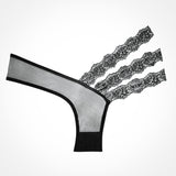 Allure Adore Wild Orchid Panty Black