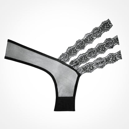 Allure Adore Wild Orchid Panty Black
