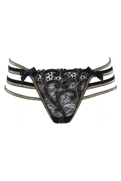 Axami 9628 Strappy Thong Panty Golden Dream