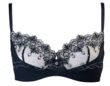 Axami 5131 Bell Unlined Sheer Balconette Bra MADE IN EUROPE