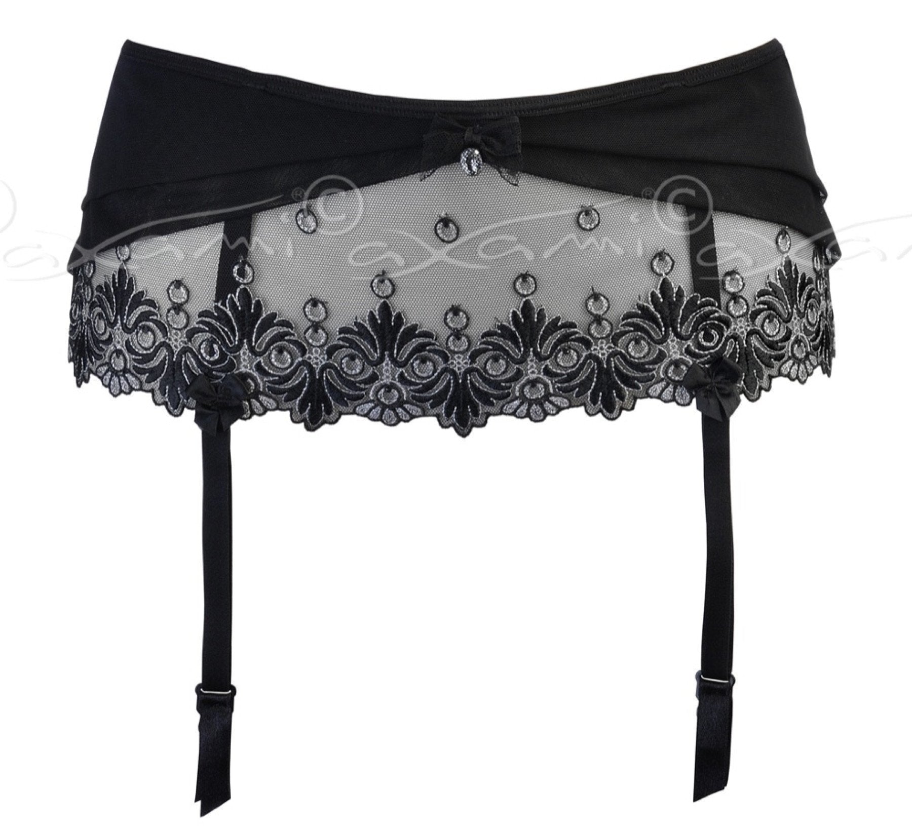 Axami 5132 Bell Sheer Garter Belt Discontinued Model SPECIAL ORDER