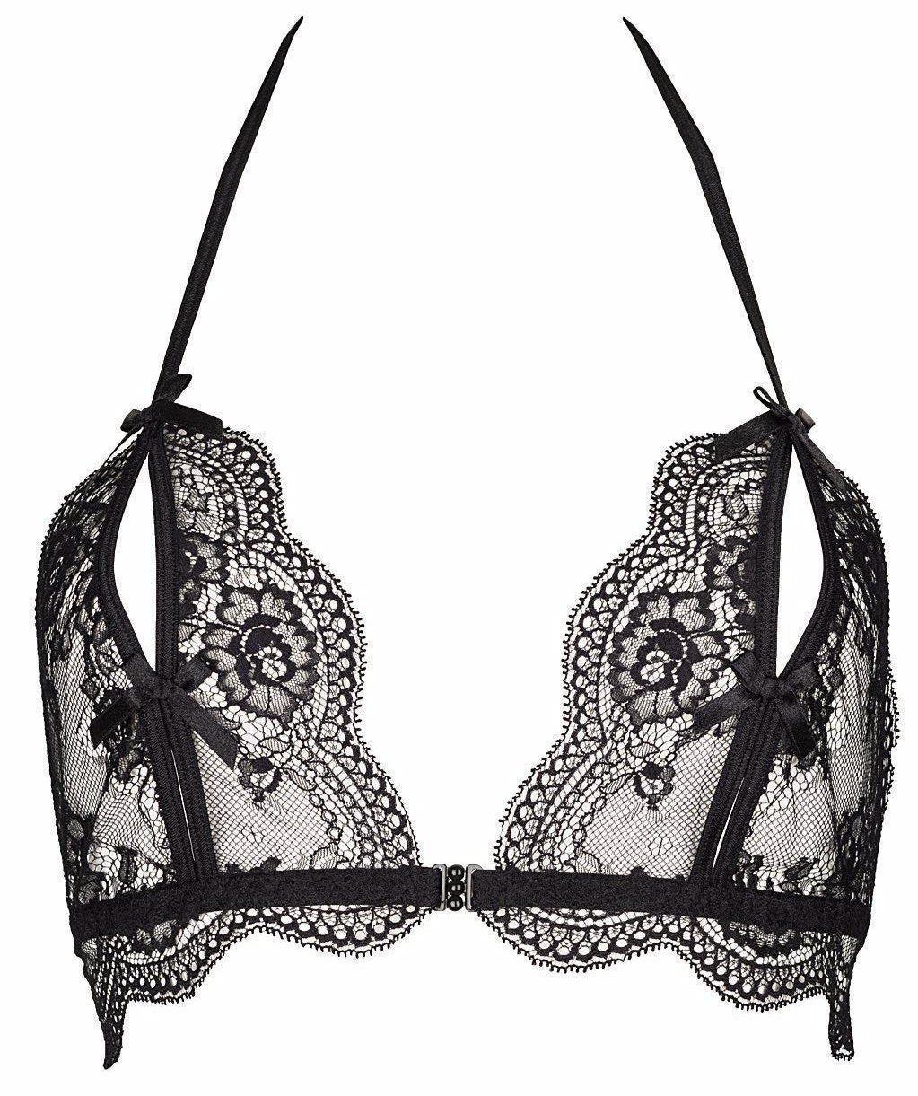 Axami 5831 Stella Maris Black Peek-a-boo Bra Eclissi di Luna