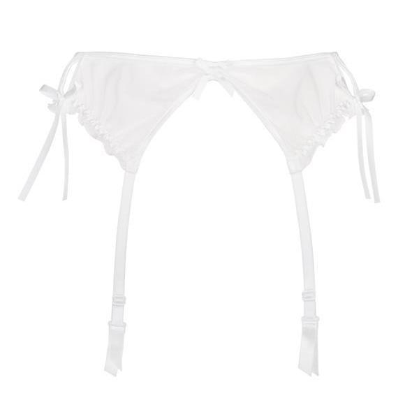 Axami 6462 Neige Sheer Garter Belt European Lingerie SPECIAL ORDER