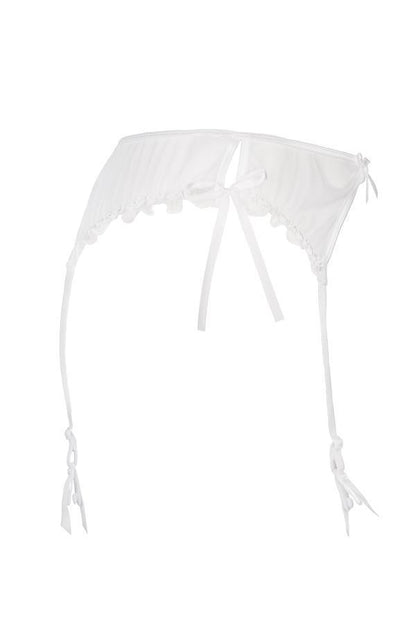 Axami 6462 Neige Sheer Garter Belt European Lingerie SPECIAL ORDER