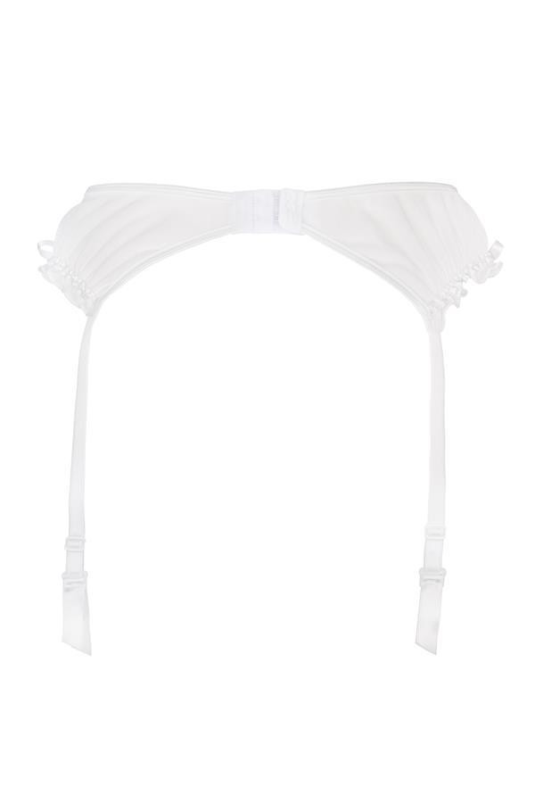 Axami 6462 Neige Sheer Garter Belt European Lingerie SPECIAL ORDER