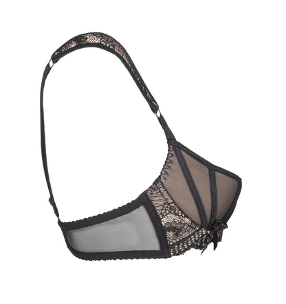 Axami 6541 Grafite Open Cups Shelf Bra Shades of Love