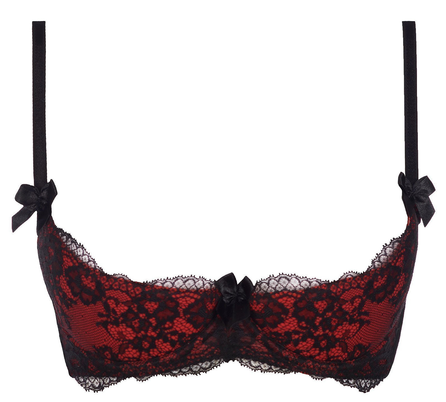 Axami 7801 Cherry Pie Open Cups Shelf Bra