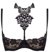 Axami 8241 Fantasy Open Cups Shelf Bra Luxury Made in Europe Supportive Fit Sexy